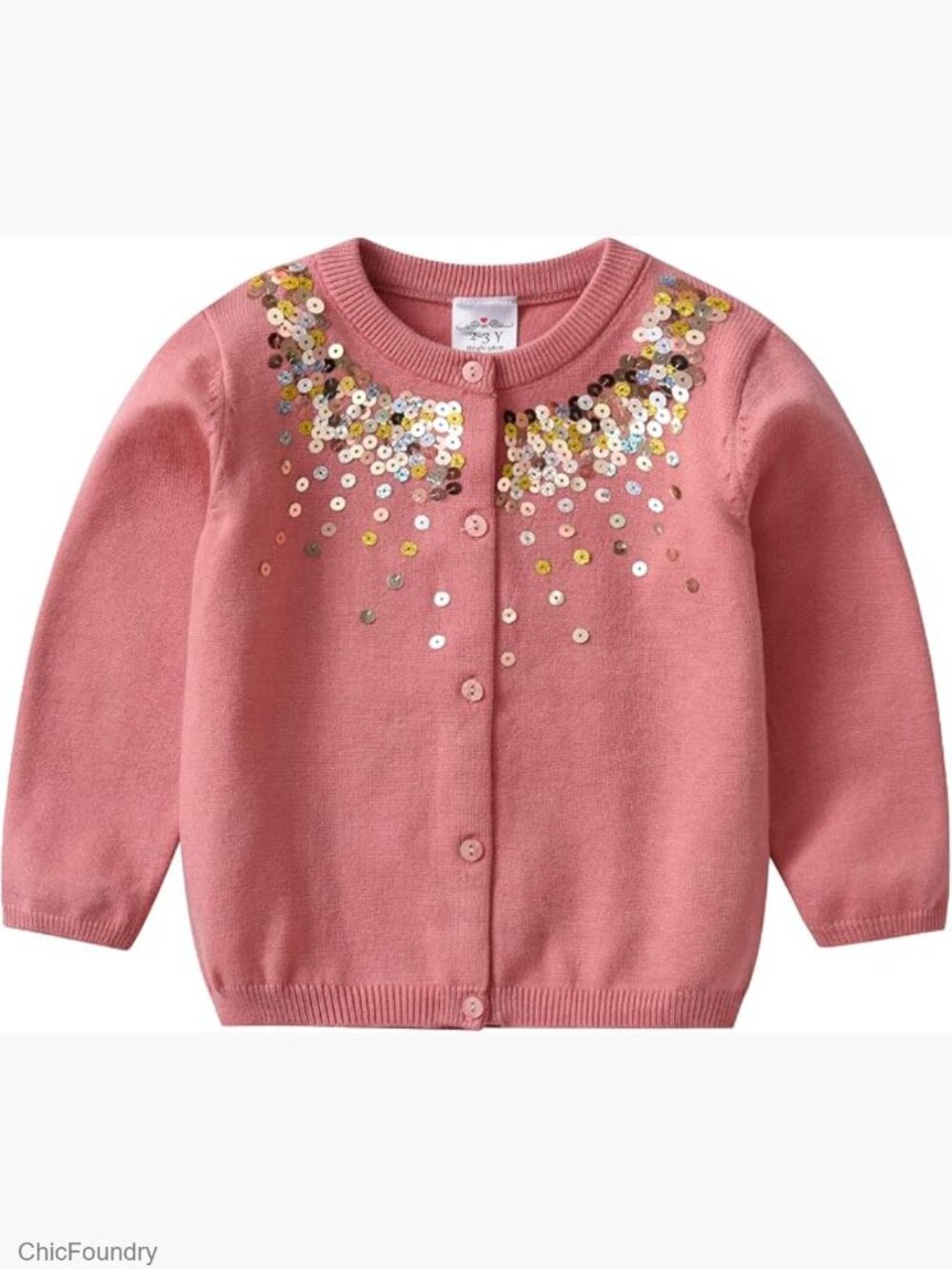 Toddler Cardigan Sweater Knit Button Up Long Sleeve Top